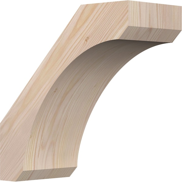 Ekena Millwork 5 1/2"W x 12"D x 12"H Legacy Smooth Knee Brace, Douglas Fir BRC06X12X12LEC00SDF - main